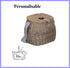 Antique Wash Grey Creel or Foraging Willow Basket